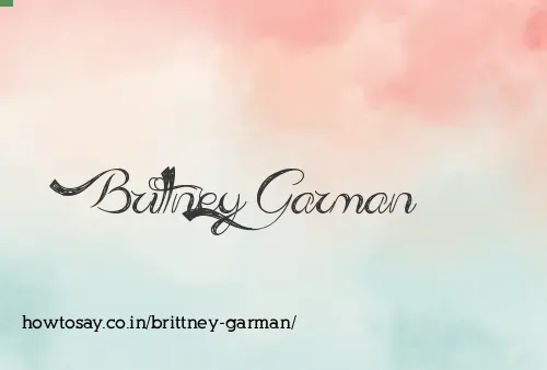 Brittney Garman