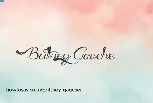 Brittney Gauche