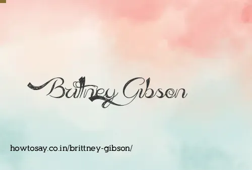 Brittney Gibson