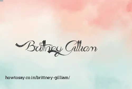 Brittney Gilliam
