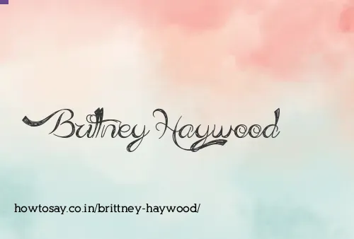 Brittney Haywood