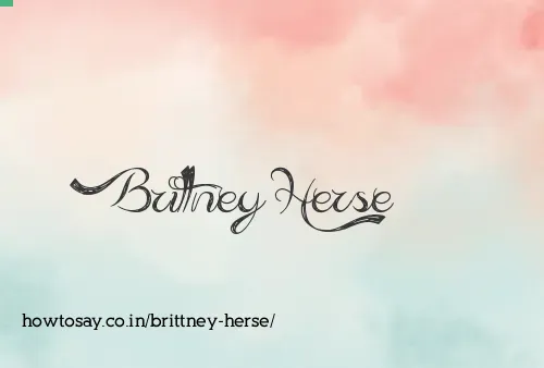 Brittney Herse