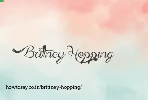 Brittney Hopping