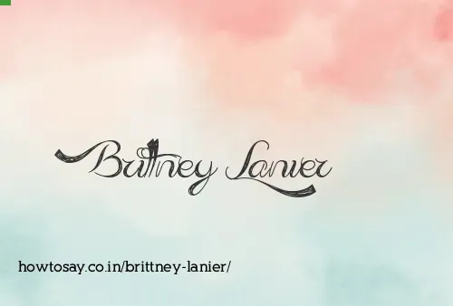 Brittney Lanier