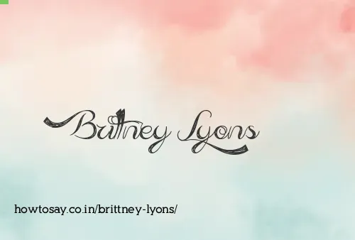 Brittney Lyons