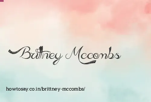 Brittney Mccombs