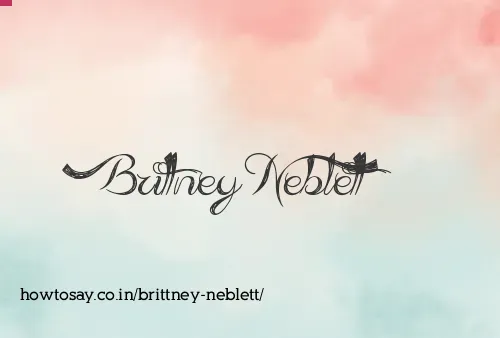 Brittney Neblett