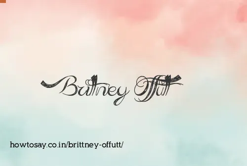 Brittney Offutt