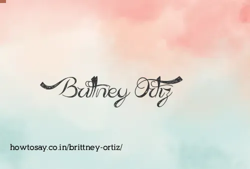 Brittney Ortiz