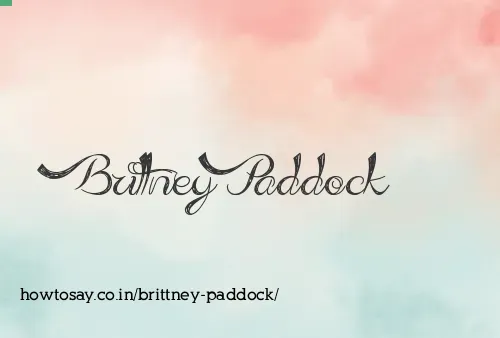 Brittney Paddock