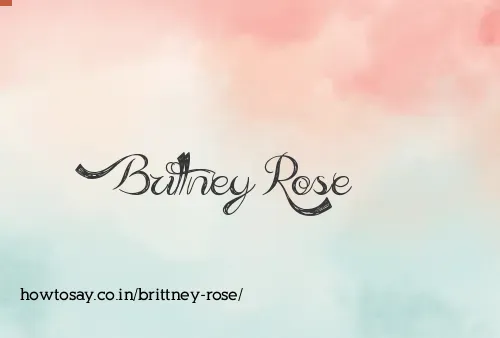 Brittney Rose