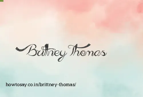 Brittney Thomas