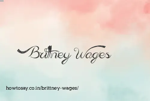 Brittney Wages