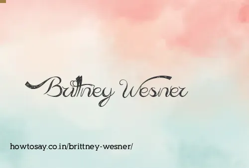 Brittney Wesner