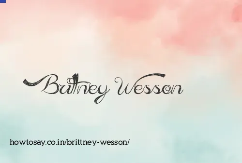 Brittney Wesson