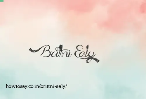 Brittni Ealy