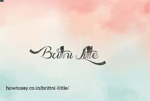 Brittni Little