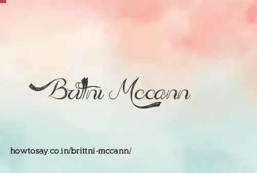 Brittni Mccann