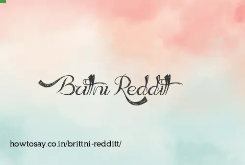 Brittni Redditt