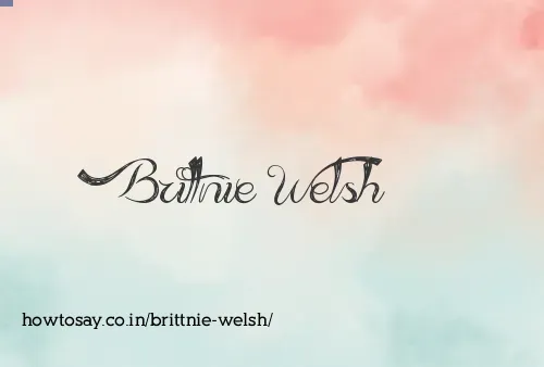Brittnie Welsh