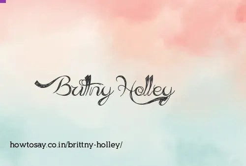 Brittny Holley