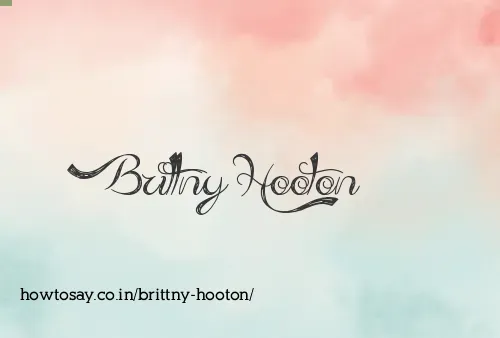 Brittny Hooton