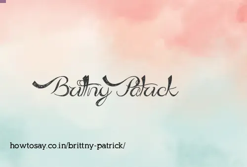Brittny Patrick