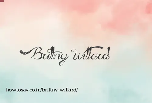 Brittny Willard