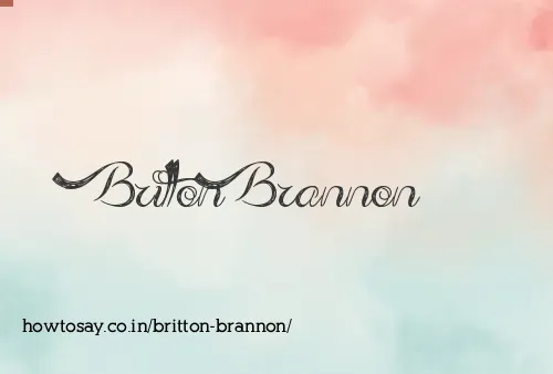 Britton Brannon