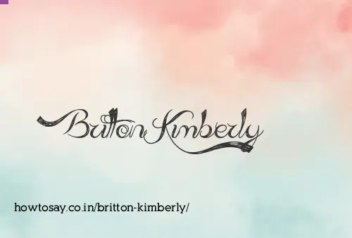Britton Kimberly