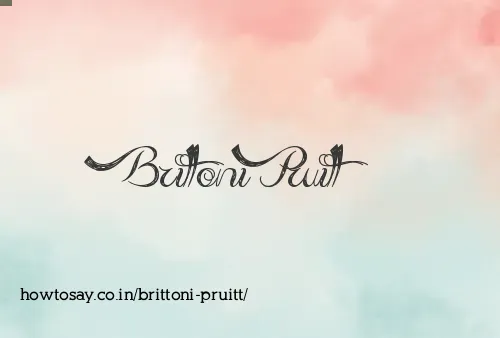 Brittoni Pruitt