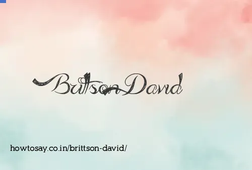 Brittson David