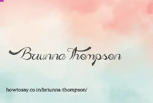 Briunna Thompson