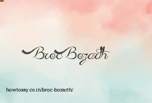 Broc Bozarth