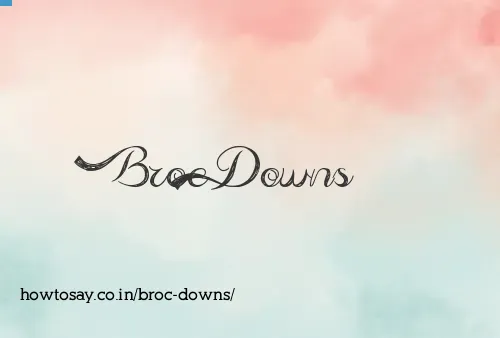 Broc Downs