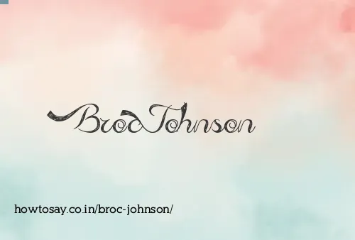 Broc Johnson