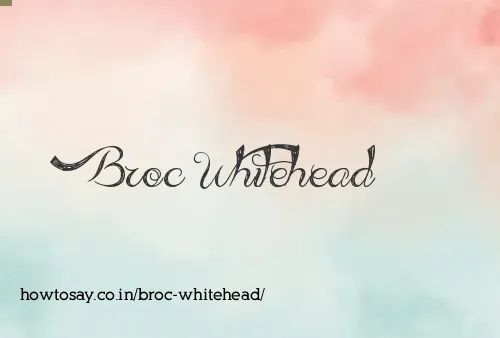 Broc Whitehead