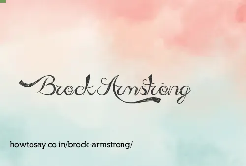 Brock Armstrong