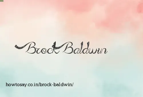 Brock Baldwin