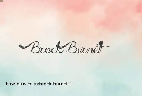 Brock Burnett