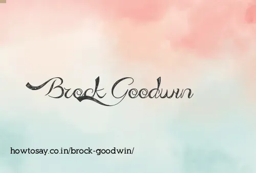 Brock Goodwin