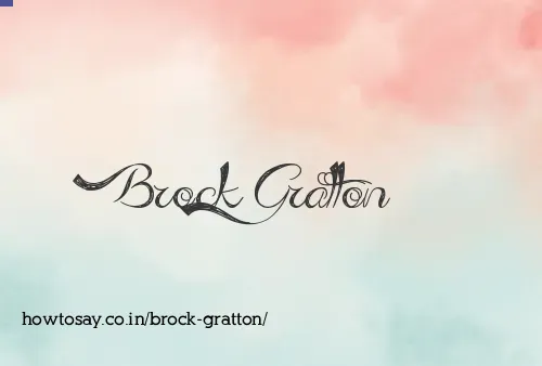 Brock Gratton