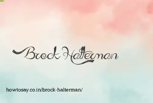 Brock Halterman