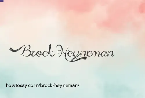 Brock Heyneman