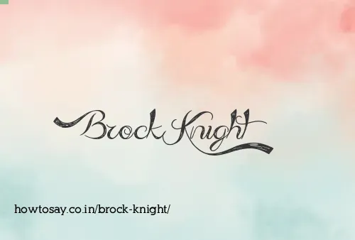 Brock Knight