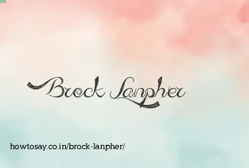 Brock Lanpher