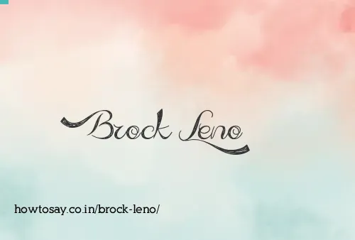 Brock Leno