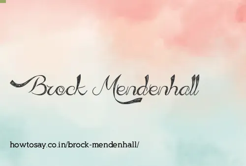 Brock Mendenhall