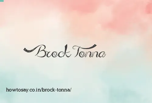 Brock Tonna