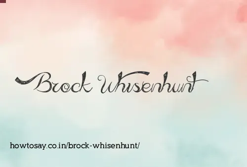 Brock Whisenhunt